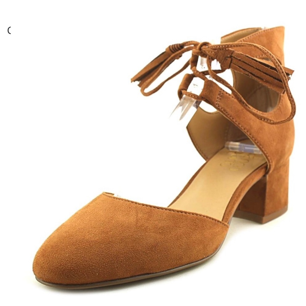 Franco Sarto Ankle Sandals in Whiskey